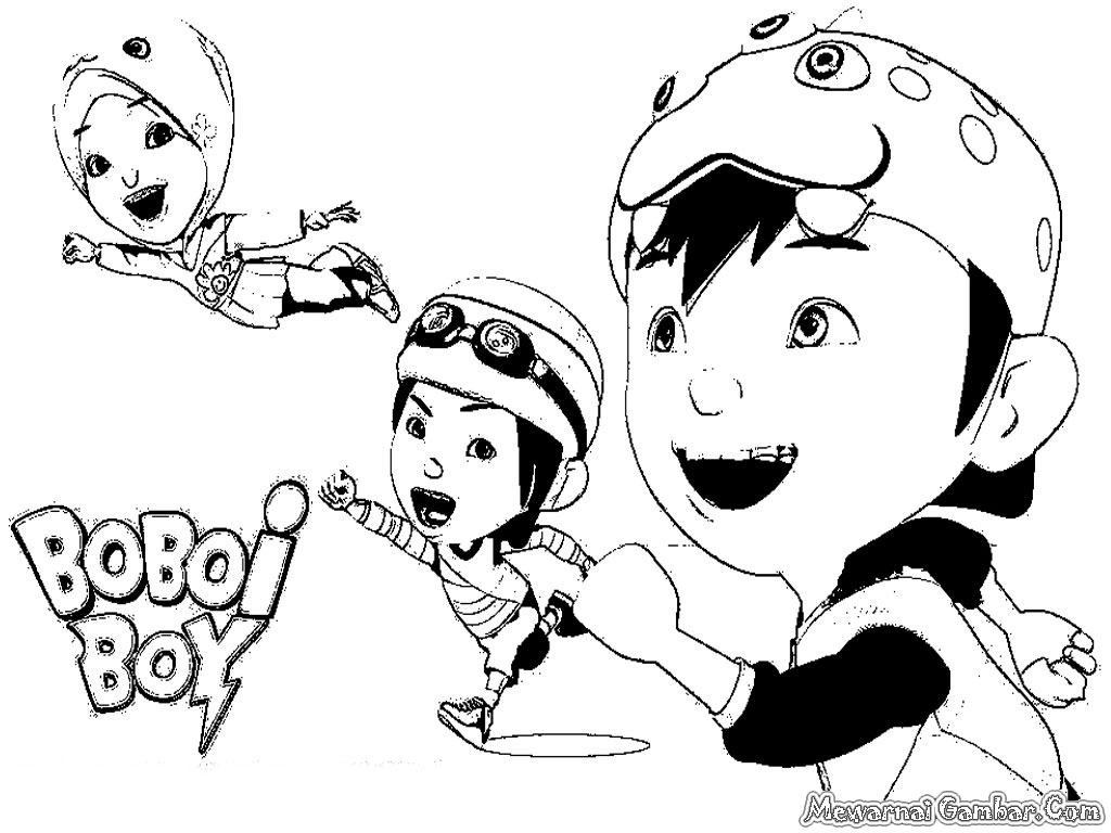 Tổng hợp các bức tranh tô màu boboiboy đẹp nhất dành cho bé 1024x768